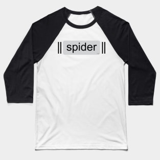 Spoil Alert Spider Light Baseball T-Shirt